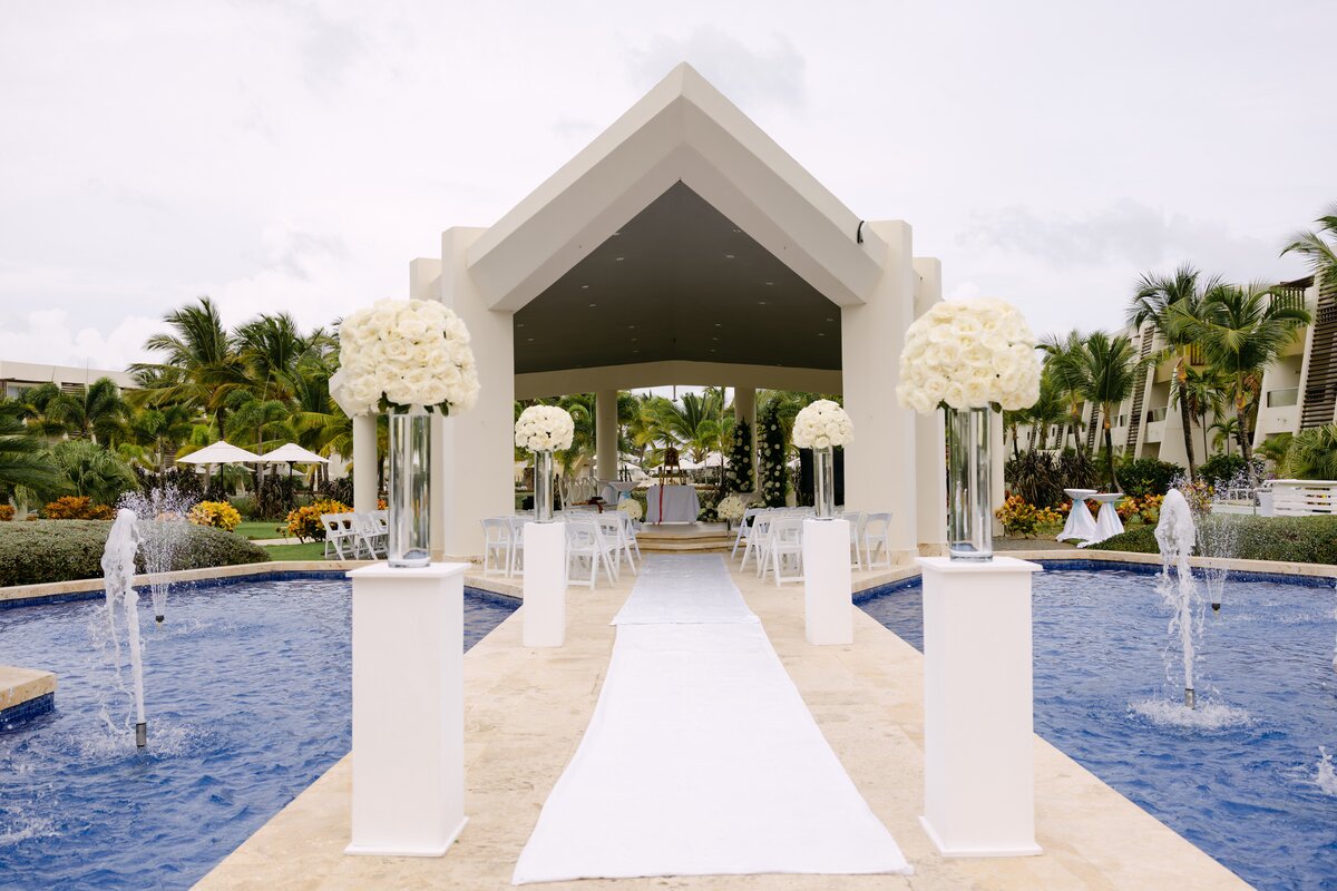 Decoración floral de boda